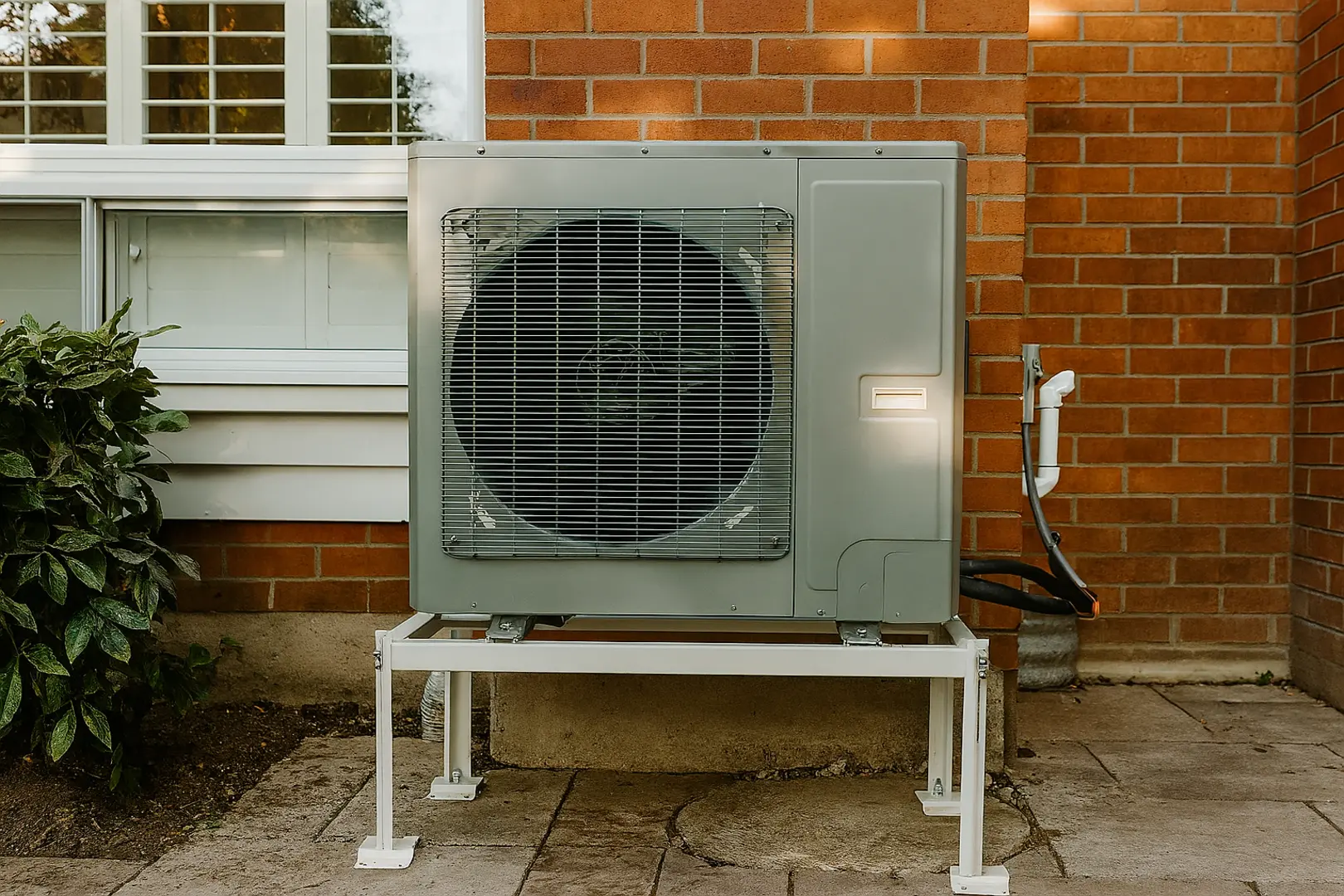Heat Pump Outside of House